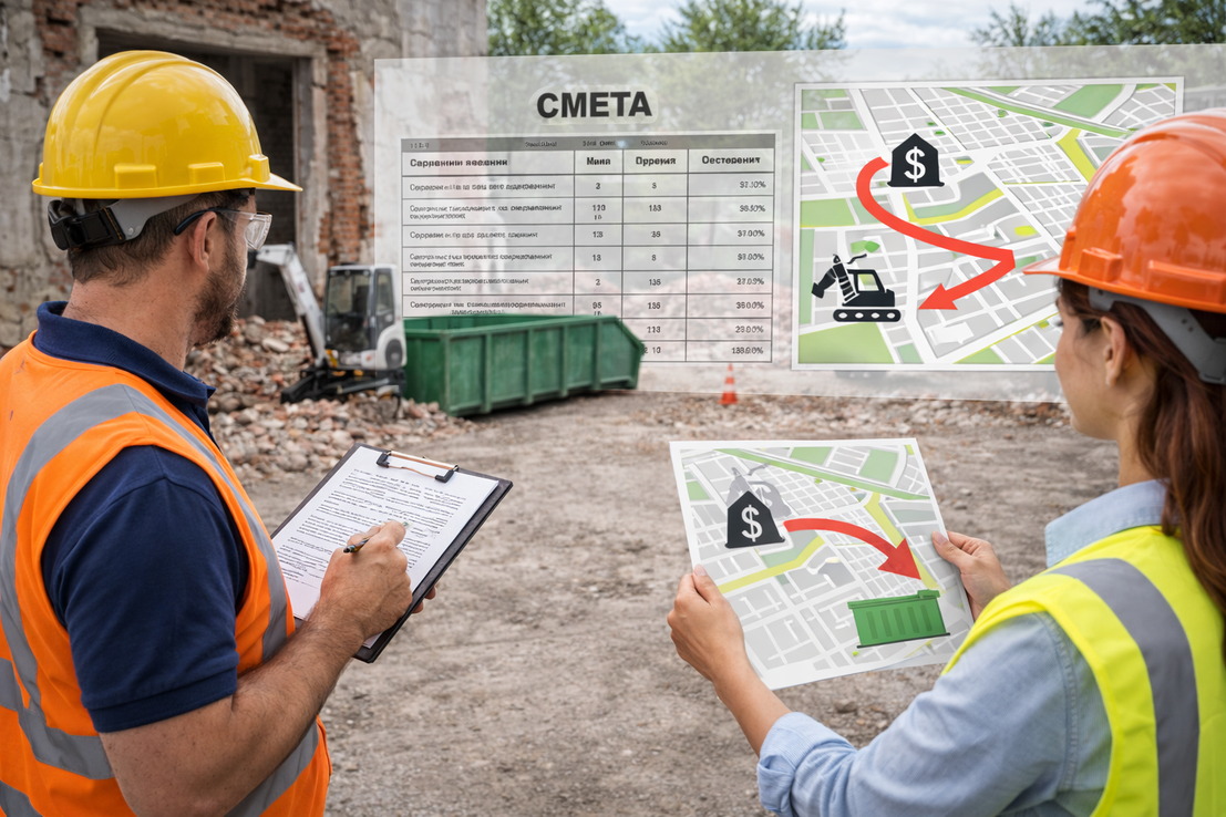 Смета и план работ с прозрачной ценой