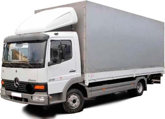 Десятитонный грузовик для крупного груза